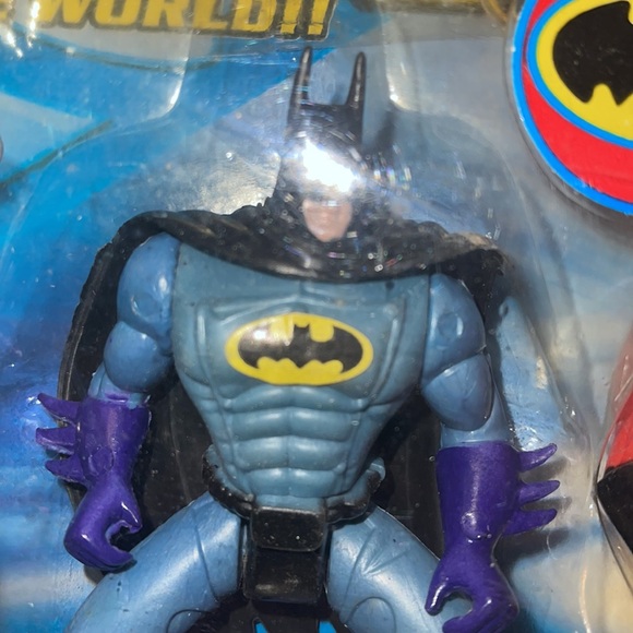 Vintage bootleg super hero Superman Batman figure figure one lot set - Picture 10 of 10